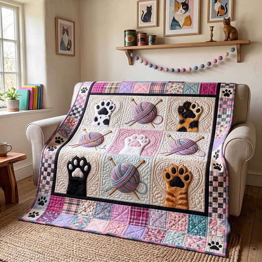Paws And Purrs Quilted Blanket GFTOTP20340