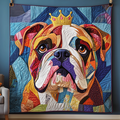 Bulldog The Winner Quilted Blanket GFTOTP2038