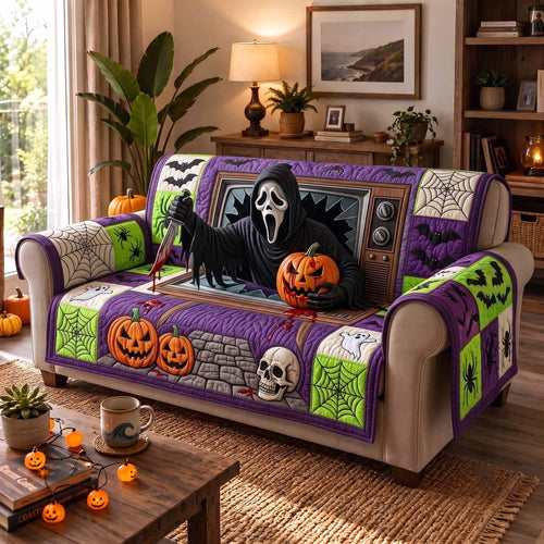 Midnight Slasher Quilted Sofa Cover GFTOTP20400