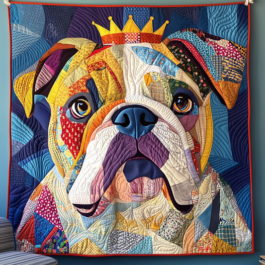 Bulldog The Winner Quilted Blanket GFTOTP2040