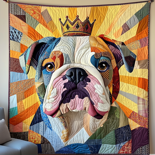 Bulldog The Winner Quilted Blanket GFTOTP2041