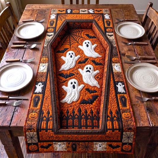 Haunted Coffin Quilted Table Runner GFTOTP20439