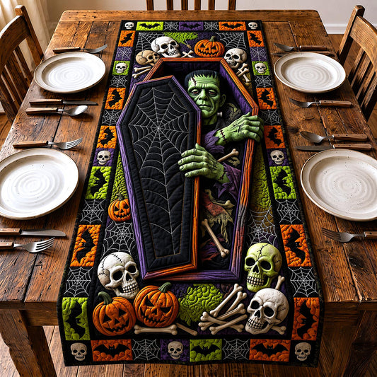 Haunted Coffin Quilted Table Runner GFTOTP20442