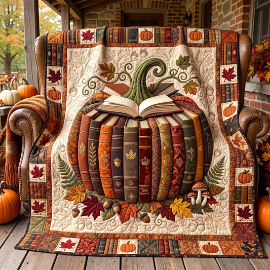 Pumpkin Chapters Quilted Blanket GFTOTP20457