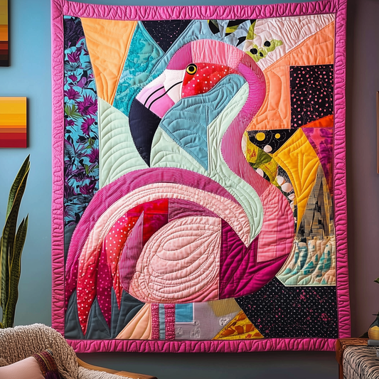 Tropical Flamingo Quilted Blanket GFTOTP2049