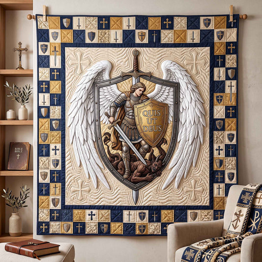 Saint Michael Quilted Blanket GFTOTP20510