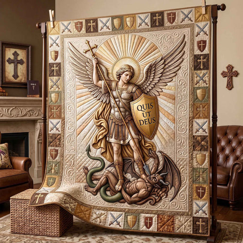 Saint Michael Quilted Blanket GFTOTP20512