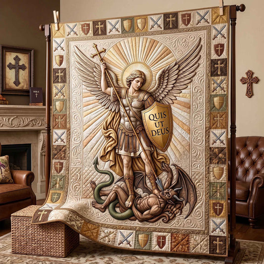 Saint Michael Quilted Blanket GFTOTP20512