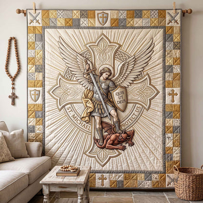Saint Michael Quilted Blanket GFTOTP20513