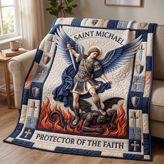Saint Michael Quilted Blanket GFTOTP20515