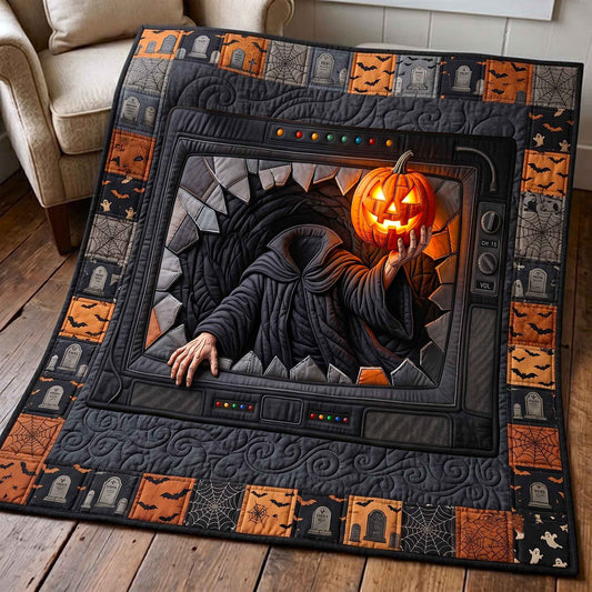 Haunted Pumpkin Quilted Blanket GFTOTP20517