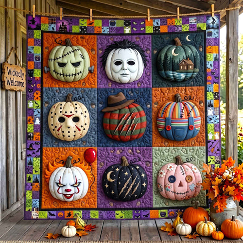 Haunted Pumpkin Quilted Blanket GFTOTP20519