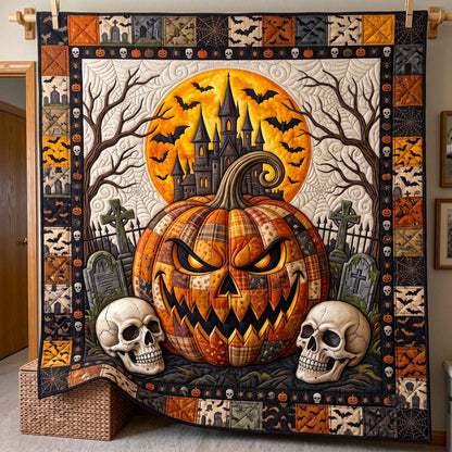 Haunted Pumpkin Quilted Blanket GFTOTP20520