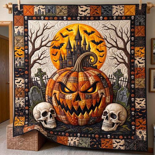 Haunted Pumpkin Quilted Blanket GFTOTP20520