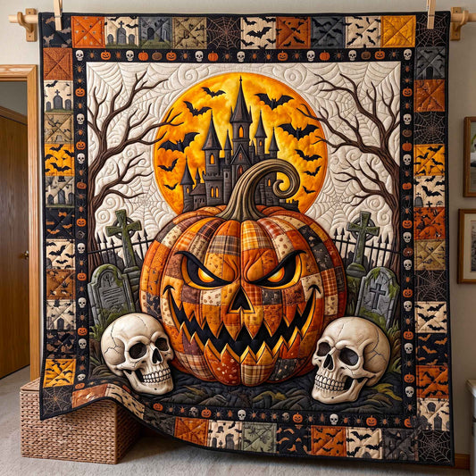 Haunted Pumpkin Quilted Blanket GFTOTP20520