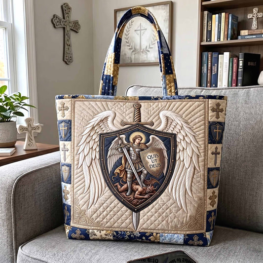 Saint Michael Quilted Tote Bag GFTOTP20539