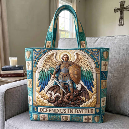 Saint Michael Quilted Tote Bag GFTOTP20544