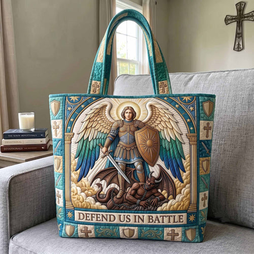 Saint Michael Quilted Tote Bag GFTOTP20544