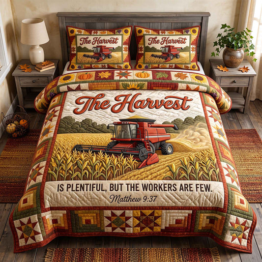 Harvest Of Blessings 3-Piece Quilted Bedding Set GFTOTP20570