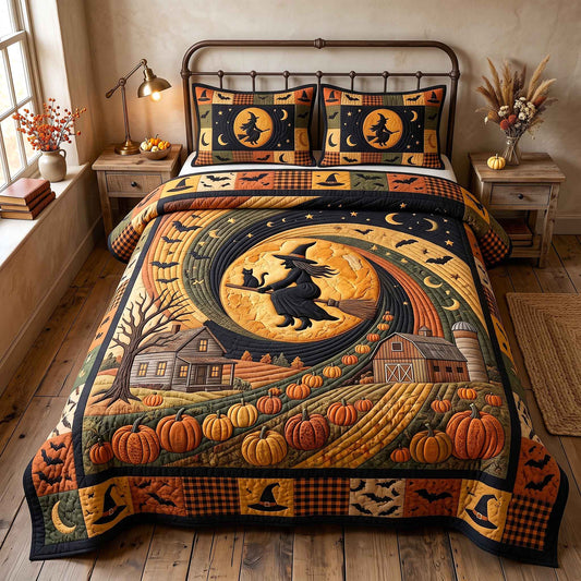 Witchy Homestead 3-Piece Quilted Bedding Set GFTOTP20574