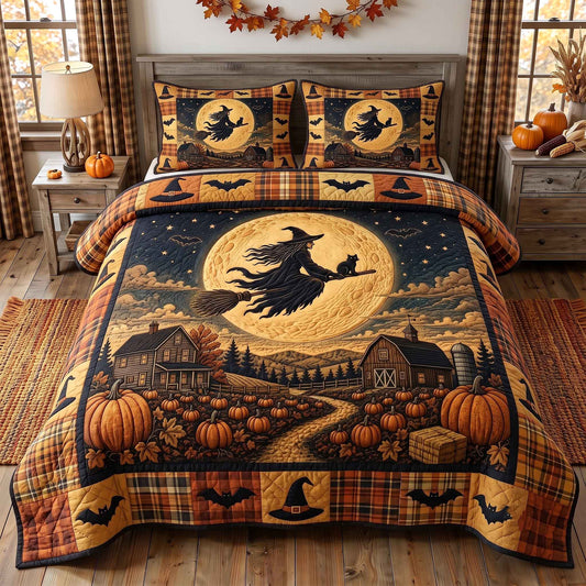 Witchy Homestead 3-Piece Quilted Bedding Set GFTOTP20575
