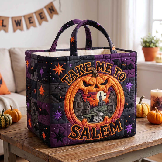 Spooky Season Quilted Storage Basket GFTOTP20613