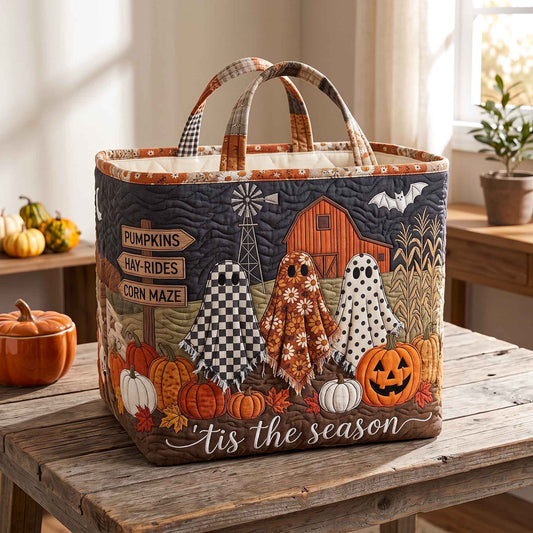 Spooky Season Quilted Storage Basket GFTOTP20616