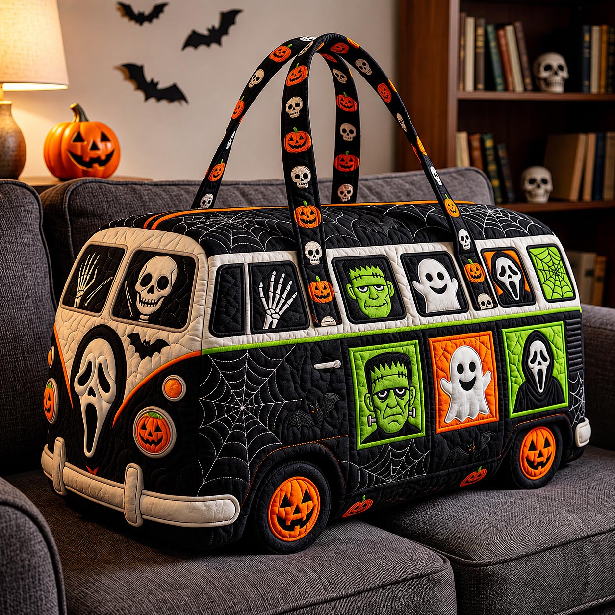 Haunted Roadtrip Quilted Duffle Bag GFTOTP20621