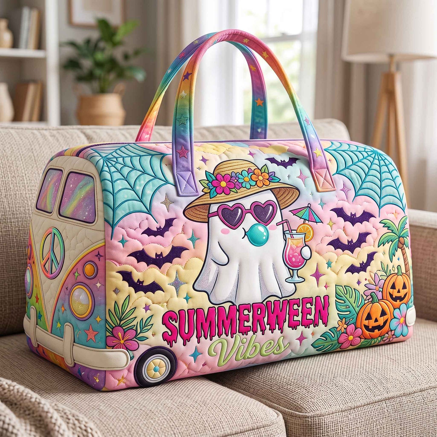 Summerween Ride Quilted Duffle Bag GFTOTP20623