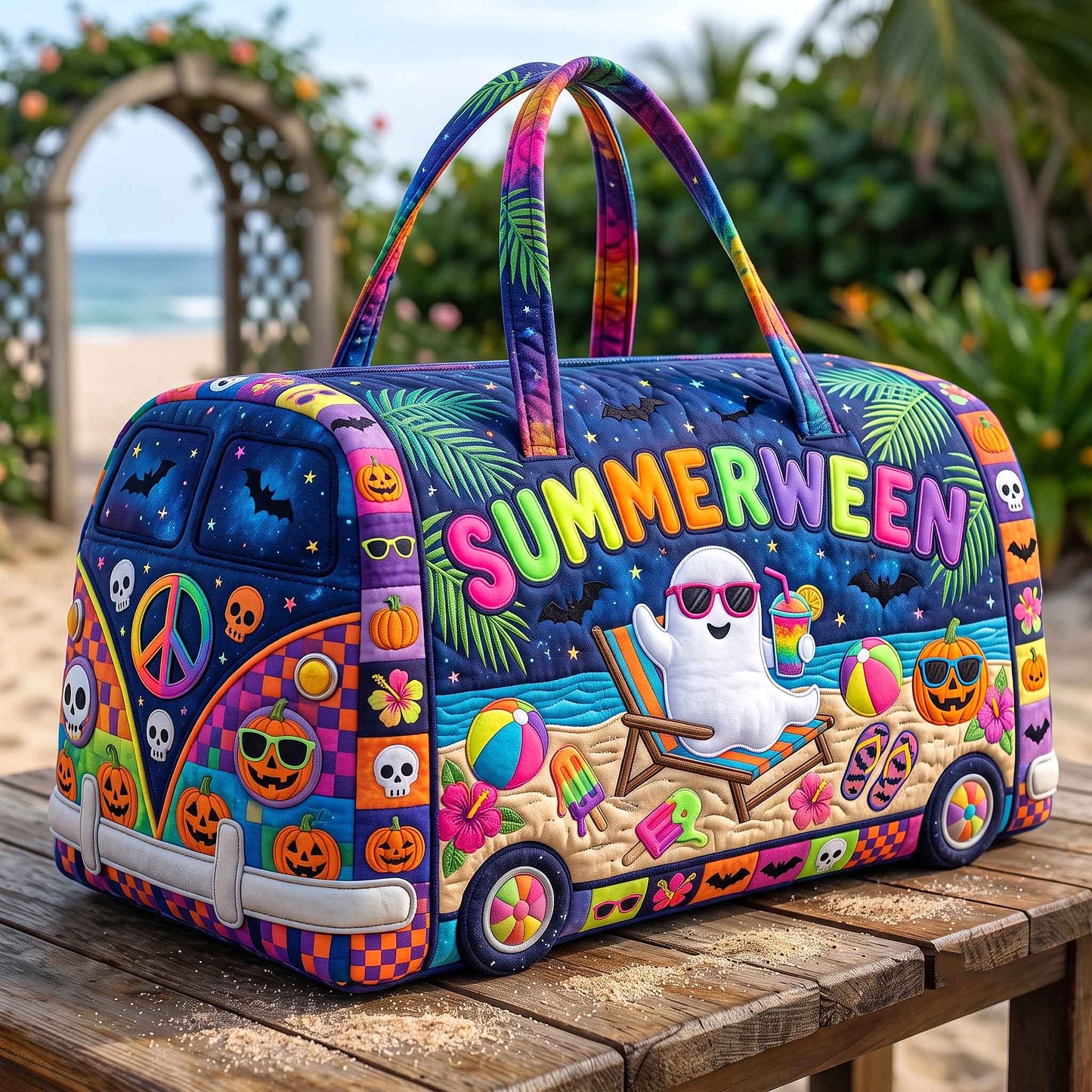 Summerween Ride Quilted Duffle Bag GFTOTP20628