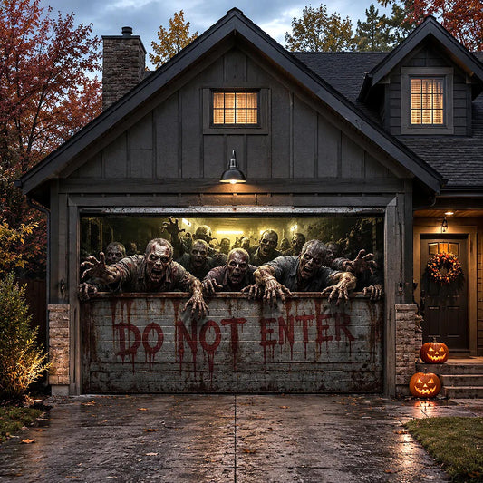 Haunted Nightmare Garage Door Banner GFTOTP20677