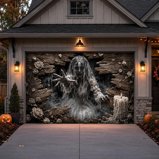 Haunted Nightmare Garage Door Banner GFTOTP20680