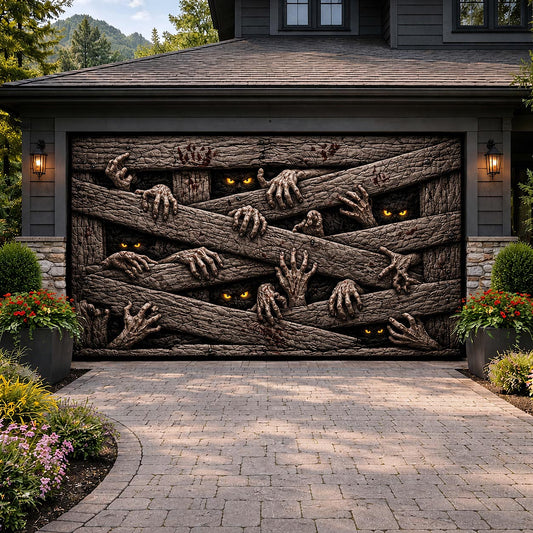 Haunted Nightmare Garage Door Banner GFTOTP20682