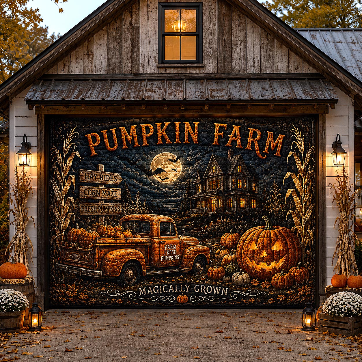 Haunted Homestead Garage Door Banner GFTOTP20708