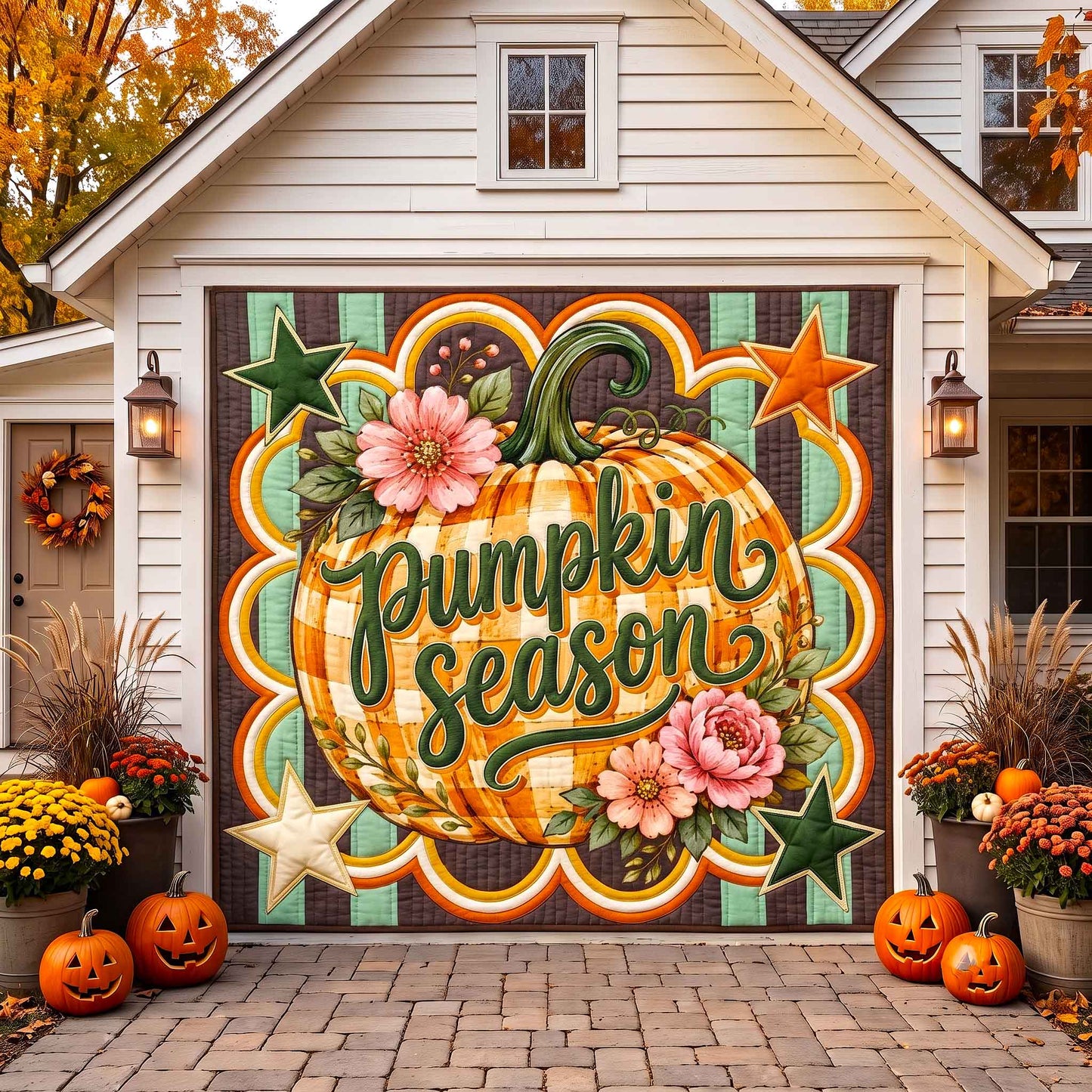 Pumpkin Bliss Garage Door Banner GFTOTP20715