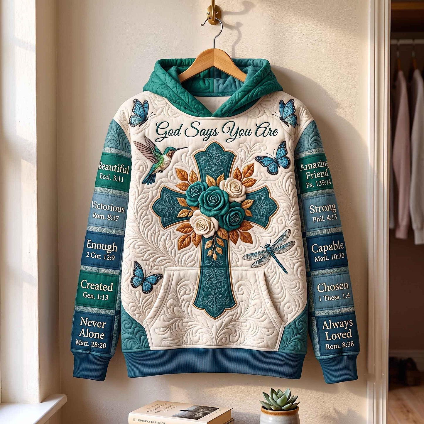 Floral Bible Hoodie GFTOTP20766