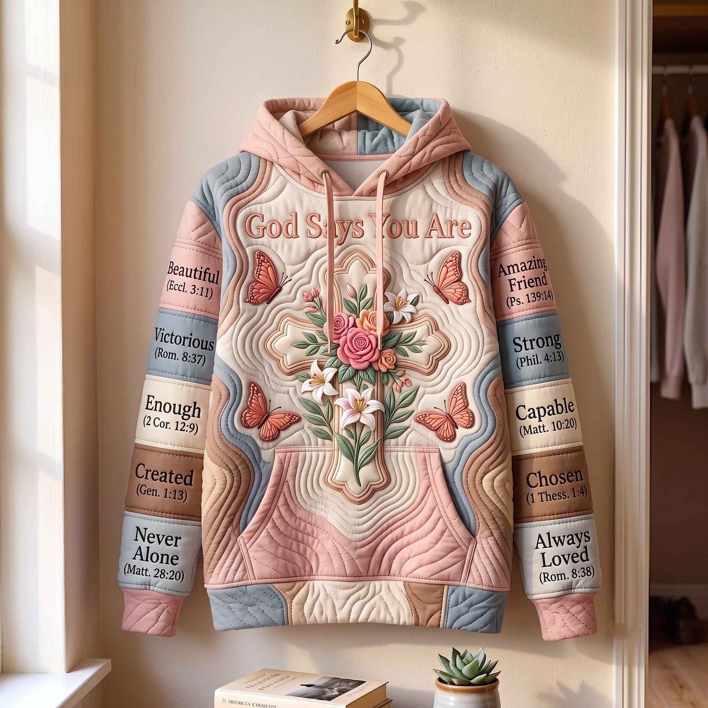 Floral Bible Hoodie GFTOTP20767