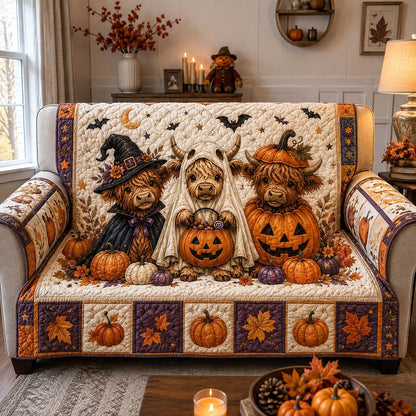 Autumn Highland Quilted Sofa Cover GFTOTP20780