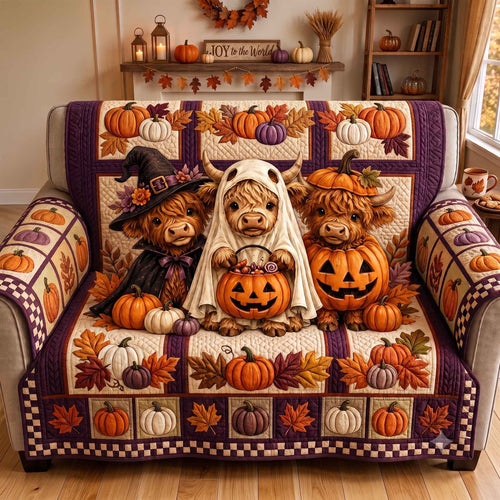Autumn Highland Quilted Sofa Cover GFTOTP20781