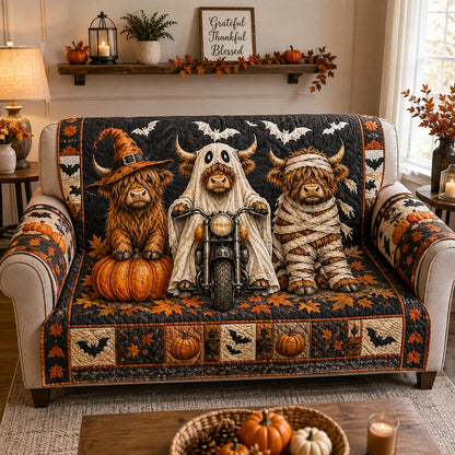 Autumn Highland Quilted Sofa Cover GFTOTP20782
