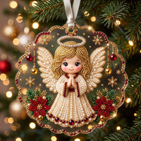 Winter Sparkle Christmas Mica Ornament GFTOTP20900