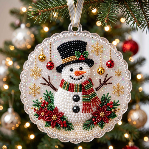 Winter Sparkle Christmas Mica Ornament GFTOTP20901