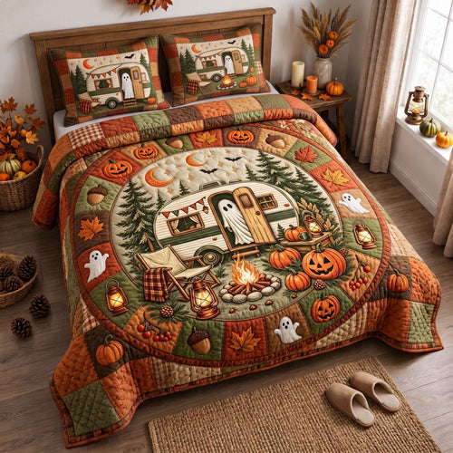 Ghost Campout 3-Piece Quilted Bedding Set GFTOTP20902