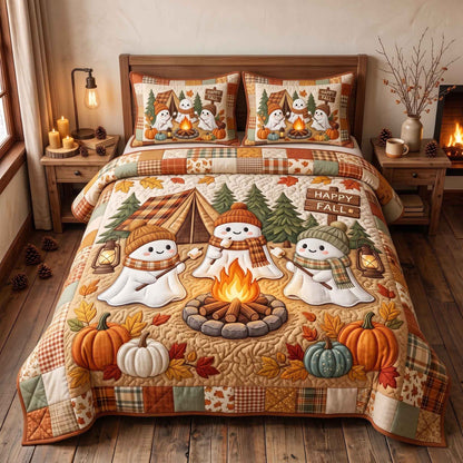 Ghost Campout 3-Piece Quilted Bedding Set GFTOTP20903