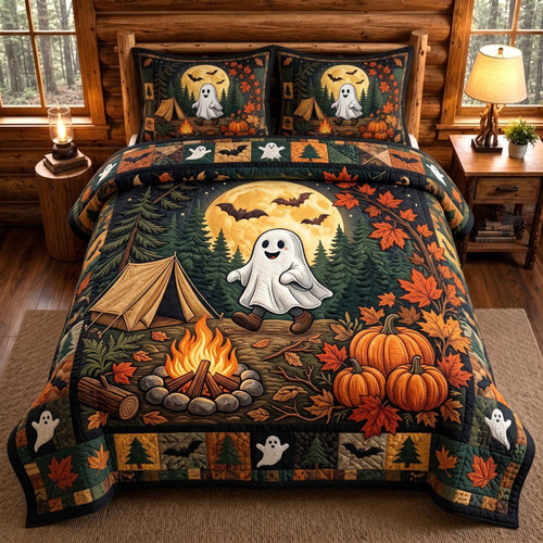 Ghost Campout 3-Piece Quilted Bedding Set GFTOTP20906
