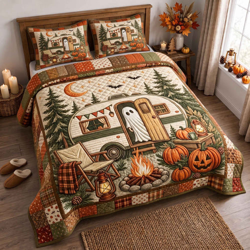 Ghost Campout 3-Piece Quilted Bedding Set GFTOTP20907