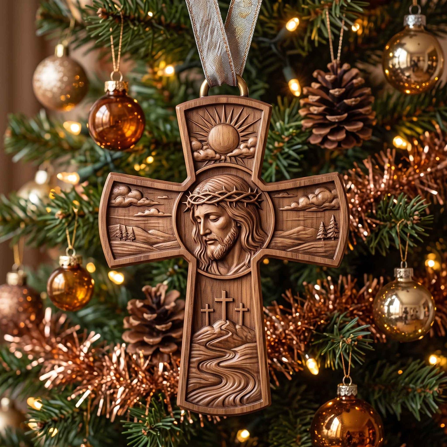 Amazing Grace Christmas Mica Ornament GFTOTP20931