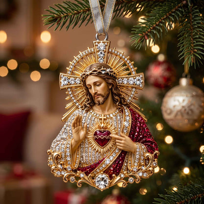 Amazing Grace Christmas Mica Ornament