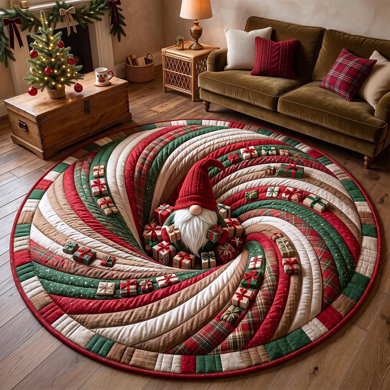 Jolly Workshop Quilted Round Mat GFTOTP20947