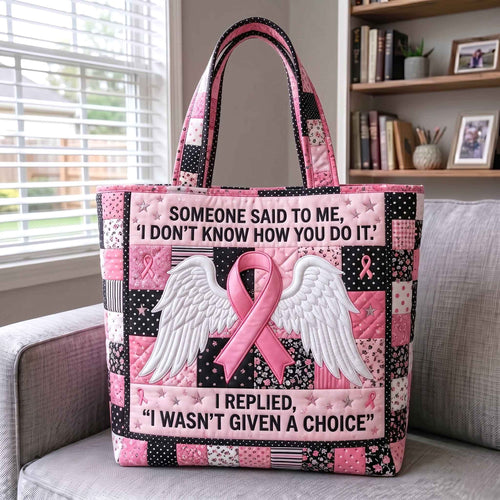 Pink Hope Quilted Tote Bag GFTOTP21015